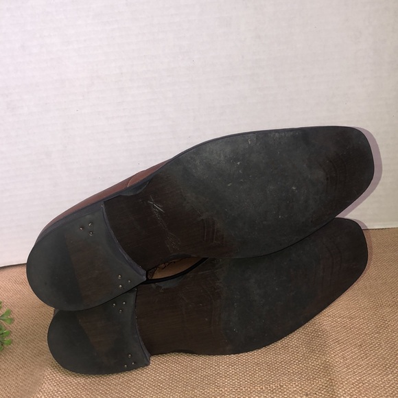 Clean Cut Kenneth Cole low Brown Leather Boots Men’s size 7.5 M Like New - Picture 6 of 8